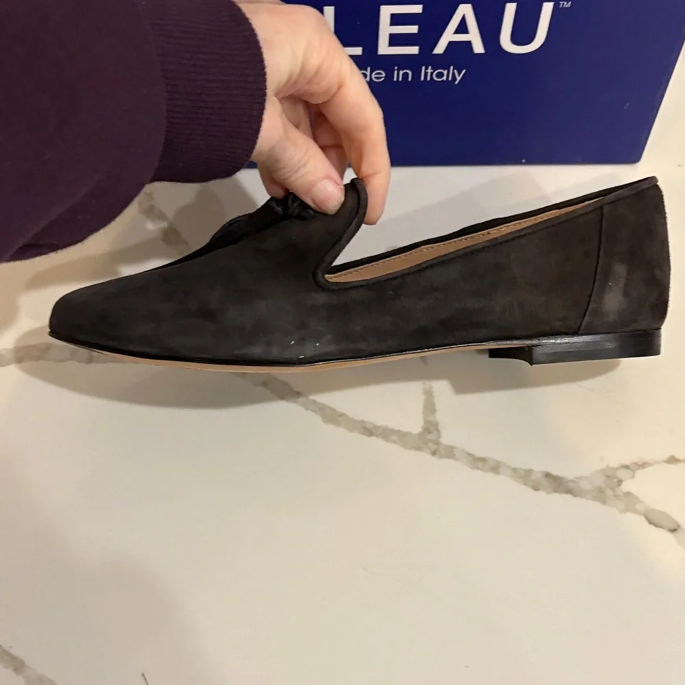 Italeau Women's Iron Suede Loafers - Picture 10 of 16